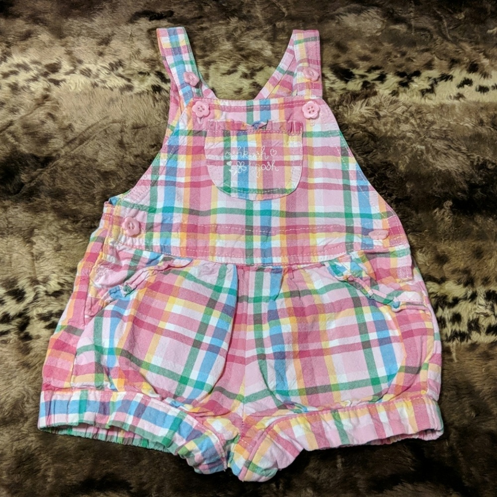 Little girl overall shorts